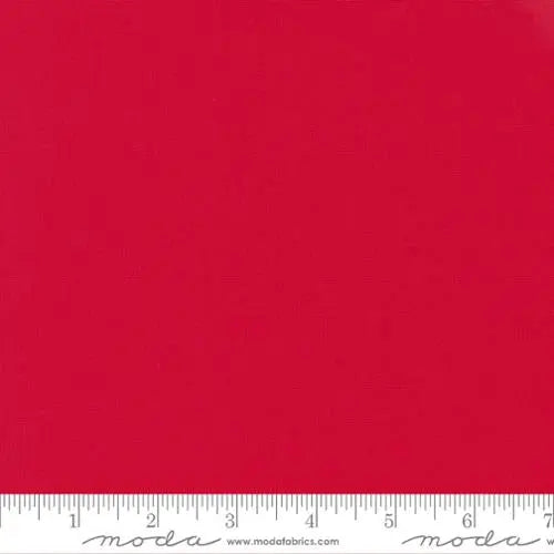 Cotton Fabric Bella Solids Red 44/45" Width