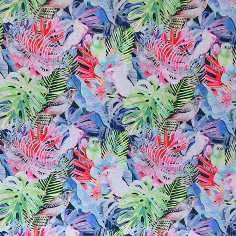 Swim Knit Birds in Paradise Nylon Spandex