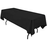 Polyester Rectangular Tablecloth Polyester Fabric - Wrinkle-Resistant, Stain-Proof, Washable, 60" X 144"