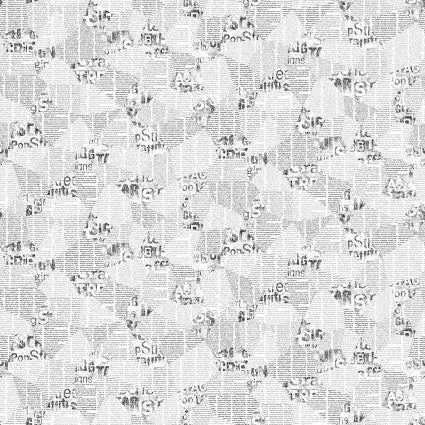 Cotton Wideback Fabric Black and White Abstract 118/120"