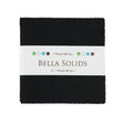 Moda Bella Solids Black Charm Pack Precuts