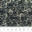 Cotton Print Black Bubble Cluster Fabric 44/45"