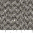 Black Chevron Haberdashery Flannel Fabric per Yard
