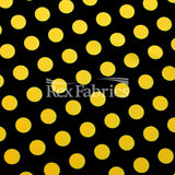 E-Z Dots Matte Nylon Spandex Fabric - Multicolor Polka Dots, 58/60" Width (1 Yard)
