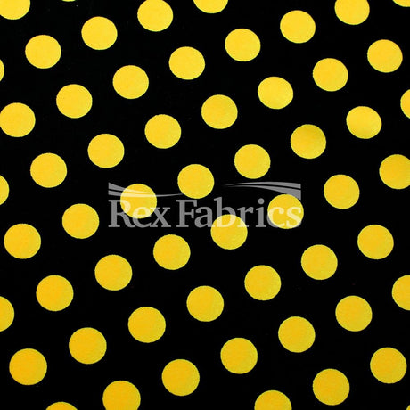 E-Z Dots Matte Nylon Spandex Fabric - Multicolor Polka Dots, 58/60" Width (1 Yard)