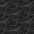 Cotton Print Black Marble Virtuoso Fabric 44/45