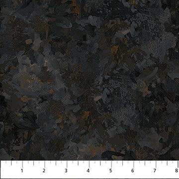 Cotton Wideback Fabric Black Obsidian Chroma