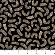 Cotton Print Black Strokes Soho 44/45 Fabric
