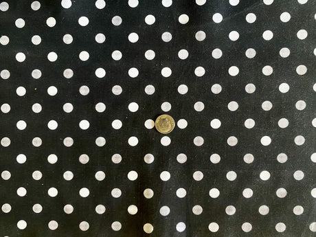 1 Yard Multi-Color Small Polka Dot Poly Cotton Fabric for Crafts Bedding Sewing Masks 60" Width