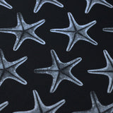 Sea Star Polyester Spandex Fabric - Multi-Color Sea Star Print, 58/60" Width (1 Yard)
