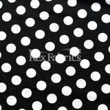 E-Z Dots Matte Nylon Spandex Fabric - Multicolor Polka Dots, 58/60" Width (1 Yard)