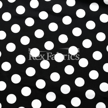E-Z Dots Matte Nylon Spandex Fabric - Multicolor Polka Dots, 58/60" Width (1 Yard)