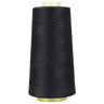 1 Pack of 6000 Yard Black Spools Sewing Thread All Purpose 100% Spun Polyester Overlock Cone