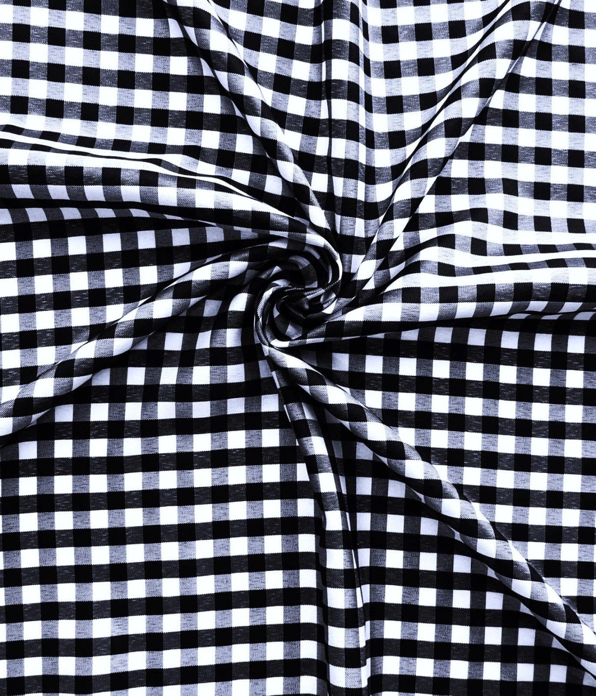 Gingham 1/4" Checkered Poly Cotton Fabric - Checkered Pattern, 57/58" Width (1 Yard)