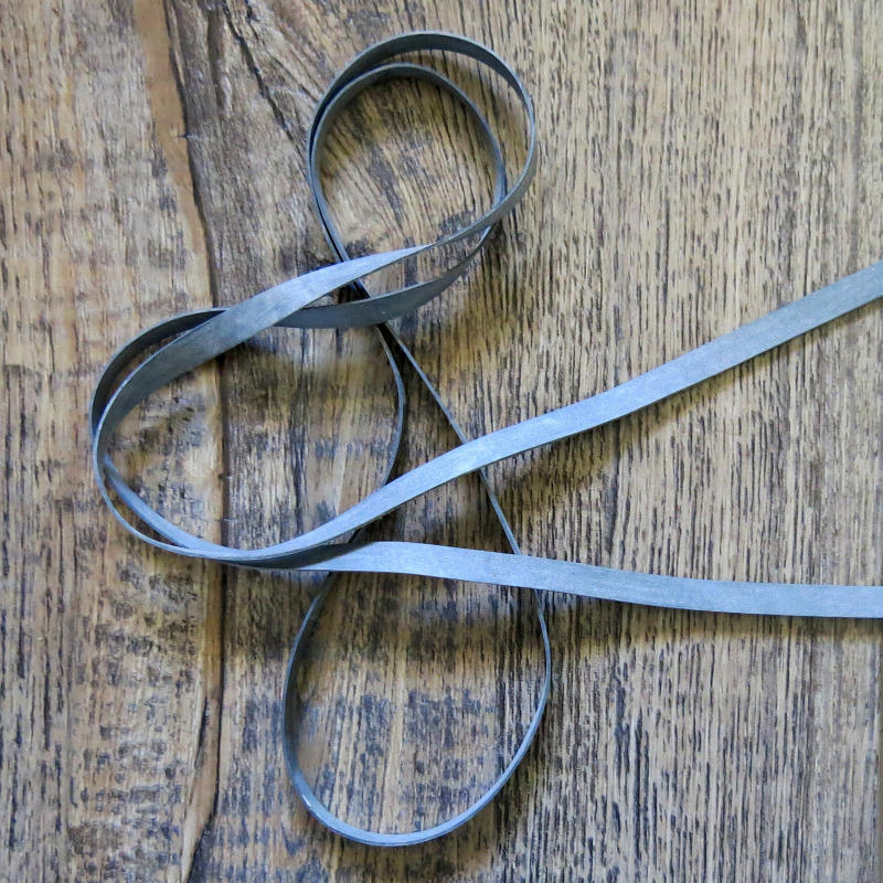 Black 1/4 Inch Rubber Elastic