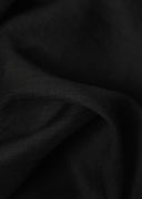 1 Yard Softened Black Linen Fabric Lightweight Solid 58 Inches Wide for Apparel and Home Décor