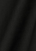 1 Yard Lightweight Black Linen Fabric Flat Solid 58 Inches Wide for Apparel and Crafts