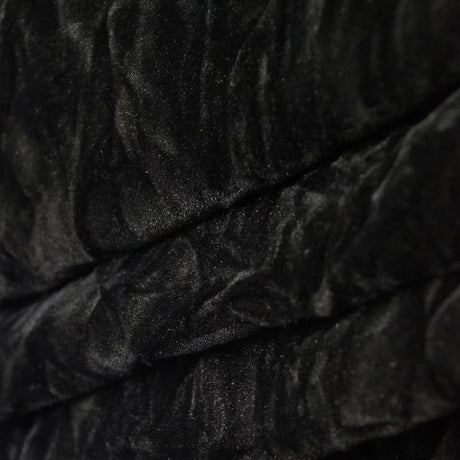 Crushed Velvet Flocking Nylon Fabric - 58/60" Width, 140 GSM, No Stretch, Multiple Colors (1 Yard)