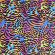 Swim Knit Poly Spandex Animal Print with Pop