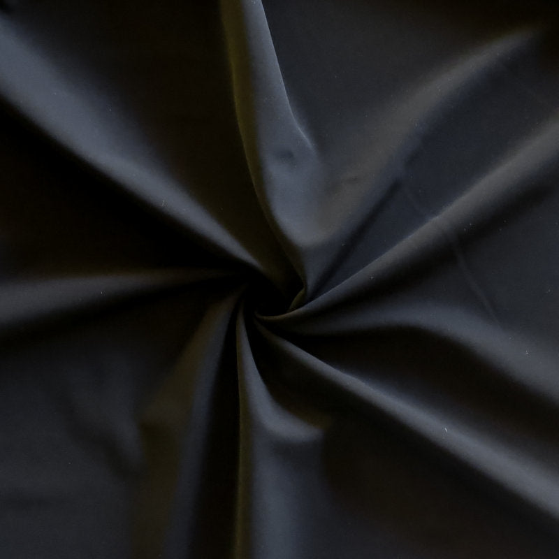 Black Bi-Layer Poly Lycra Tricot Fabric