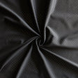 Mesh Repreve Recycled Polyester Spandex Knit Fabric - Black Laser Punch