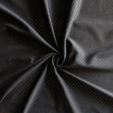 Mesh Repreve Recycled Polyester Spandex Knit Fabric - Black Laser Punch