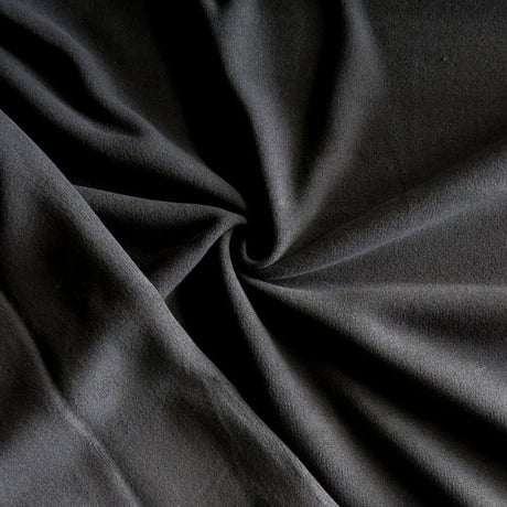 Polartec Black Sweaterknit Velour Fabric