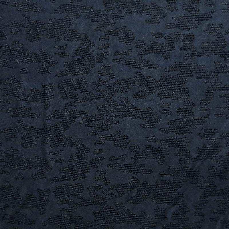 Swim Knit Black Textured Camo Nylon Spandex