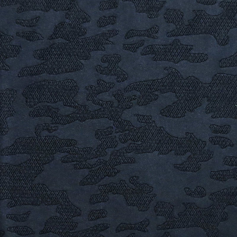 Swim Knit Black Textured Camo Nylon Spandex