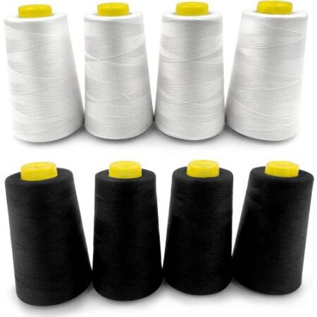 1 Yard Bulk 4 Pack All Purpose Sewing Thread Cones for Machine Stitching standard spool size