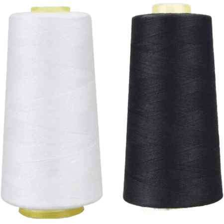 1 Yard All Purpose 6000 Yard Sewing Thread Spool for Machine and Hand Stitching standard spool