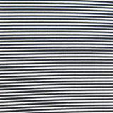 Swim Knit Black and White Narrow Stripe Nylon Spandex