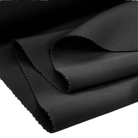 Neoprene Scuba Super Techno Polyester Spandex Fabric - Solid Colors, 58" Width, 1.5 Mm Thickness (1 Yard)