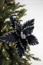 22” x 13" Black Poinsettia Stem