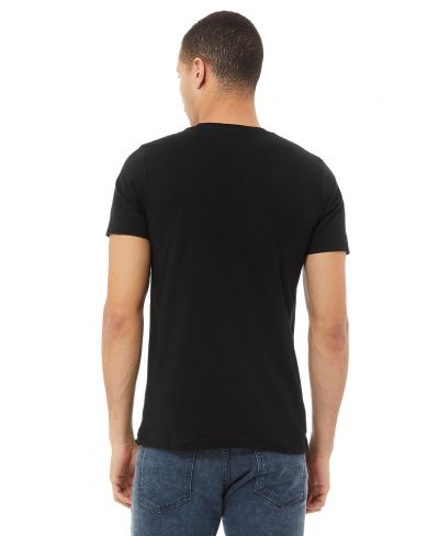 Bella Canvas 3001 Airlume Cotton T-Shirt Fabric - Black, Crewneck, Unisex, 4.2 Oz, 32 Single (1 Piece)
