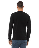 Bella Canvas 3501 Long Sleeve Cotton Fabric - Black, Long Sleeve, Crew Neck (1 Piece)