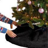 Faux Fur Christmas Tree Skirt 30 Inch
