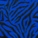 Zebra Print Fleece Polyester Fabric - Zebra Print, 60" Width, 280 GSM (1 Yard)