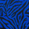 Zebra Print Fleece Polyester Fabric - Zebra Print, 60" Width, 280 GSM (1 Yard)