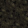 Quilting Cotton Black/Gold Christmas Splendor Hoffman Fabrics Holiday W7782H-4G