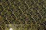 Quilting Cotton Holly Jolly Christmas Metallic Gold Vinery