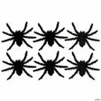 Black Hairy Spiders Halloween Decoration