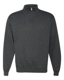 Nublend® Cadet Collar Quarter-Zip Sweatshirt
