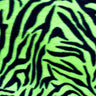 Zebra Print Fleece Polyester Fabric - Zebra Print, 60" Width, 280 GSM (1 Yard)