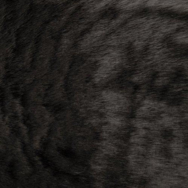 Solid Mink Faux Fur Acrylic Polyester Fabric - Solid Mink Faux Fur, 60" Width, 1-2" Pile Length, 1100 GSM (1 Yard)
