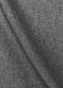 1 Yard Black or Off White 2 Tone Melange Linen Fabric Lightweight Flat Weave 58 Inches Wide
