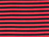 1 Yard ITY Knit Stripe Print Fabric for Fashion and Decor 60 Inches Wide