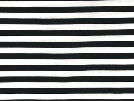1 Yard ITY Knit Stripe Print Fabric for Fashion and Decor 60 Inches Wide