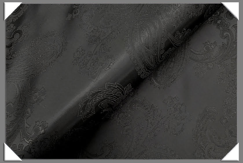 Paisley Lining 100 Percent Rayon/Poly Fabric - Iridescent Paisley, 57" Width