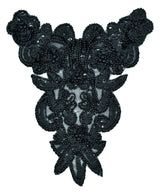 Sequins Beaded Applique 7.5 x 9.5